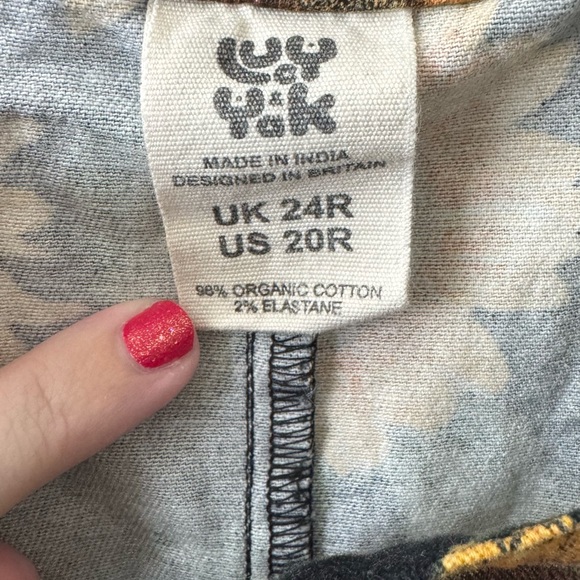 Lucy & Yak Sunflower Print Dugarees - Picture 6 of 6